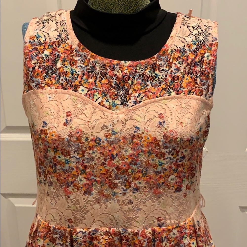 🌸 Knitworks Girls Lace Overlay Dress | Size 18.5 | Perfect for Summer!